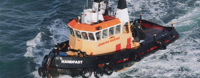 Handfast is a 15ton bollard pull tugboat