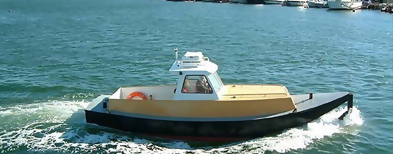 Beaver workboat in Poole Harbour