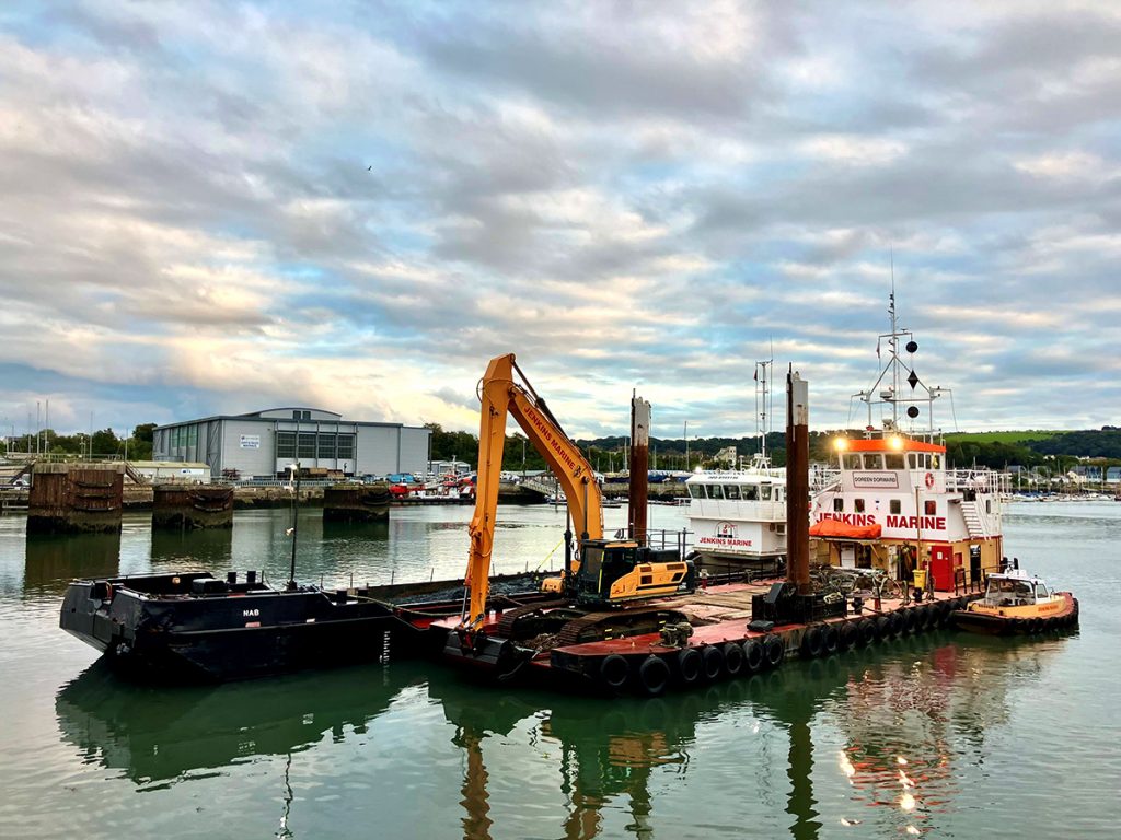 Nab and Doreen Dredging at Plymouth