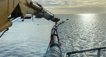 Pipe laying at Southsea