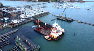 Doreen Dorward Dredging with NAB at Weevil Lake Marina