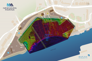 Dredge plot overlay