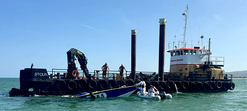 Powerboat Apache rescue